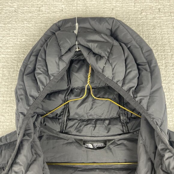 The North Face Stretch Down Jacket 700 Fill Men's L Puffer Black Packable Read* - Picture 12 of 16
